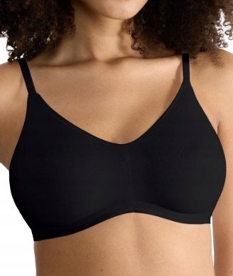 SLOGGI CZARNY MIĘKKI BIUSTONOSZ Z GŁADKIMI MISECZKAMI S J7A