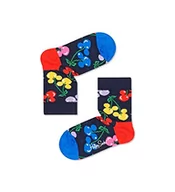 Skarpetki damskie - Happy Socks Kids Very Cherry Mickey Sock, kolorowe i zabawne, Skarpety dla dzieci, Niebieski-Zielony-Czerwony-Żółty (12-24M) - miniaturka - grafika 1