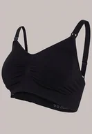 Biustonosze ciążowe - Carriwell CARRIWELL padded maternity & nursing bra Black L 3322 - miniaturka - grafika 1