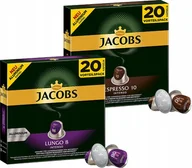 Kawa w kapsułkach i saszetkach - Kapsułki do Nespresso Jacobs Lungo 8 Intenso Espresso 10 Intenso 40 szt. - miniaturka - grafika 1