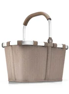 Torby i wózki na zakupy - Koszyk na zakupy plażę Reisenthel Carrybag - herringbone mokka - miniaturka - grafika 1