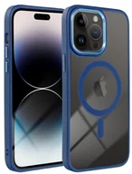 Etui i futerały do telefonów - Futerał COLOR EDGE MAG COVER kompatybilny z MagSafe do IPHONE 17 Pro niebieski - miniaturka - grafika 1