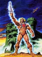 Podkładki pod mysz - PODKŁADKA POD MYSZ Nadruk 22x18 cm He-Man i władcy wszechświata Prezent - miniaturka - grafika 1