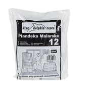 Folie i taśmy malarskie - Blue Dolphin plandeka malarska 12 4 m x 5 m - miniaturka - grafika 1