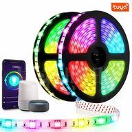 Taśmy LED - Zestaw Taśma Led 20M Rgb 5050 Bluetooth Apka Tuya - miniaturka - grafika 1