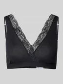 Biustonosze - Biustonosz z koronką - miniaturka - grafika 1