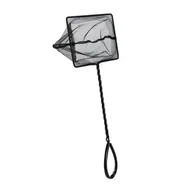 Pozostałe akcesoria do akwarium - AniOne Siatka do wyławiania ryb, gruba, czarna 13 cm, 13 cm - miniaturka - grafika 1