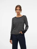 Swetry damskie - Vero Moda Sweter w kolorze czarnym - miniaturka - grafika 1