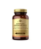 Witaminy i minerały - Solgar Kompleks odpornościowy beta glukanów i czarnego bzu - 60 kapsułek SOL36214E - miniaturka - grafika 1