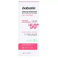 Kremy do twarzy - Babaria, Multi-Protection, Krem do twarzy SPF50 - miniaturka - grafika 1