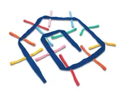 Zabezpieczenia dla dzieci - Akson Taśma spacerowa Gąsienica - Niebieska, 4,3m - miniaturka - grafika 1