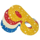 Stroje karnawałowe - Maski Magic Party 4szt - miniaturka - grafika 1