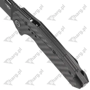 Nóż składany Bestech Nyxie Black Titanium / Carbon Fiber, Black Stonewashed CPM S35VN by Todd Knife and Tool (BT2209D) - Noże - miniaturka - grafika 4