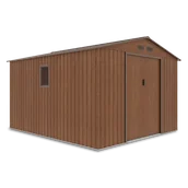 Altany ogrodowe - Domek Na Narzędzia Hudson 9X10 Walnut - miniaturka - grafika 1