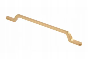 Uchwyt meblowy Gtv Flavio, C=192 mm, L=257 mm, złoty mosiądz - Meble modułowe i akcesoria - miniaturka - grafika 1