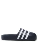 Klapki i japonki męskie - adidas Klapki adiFom adilette HQ7220 Granatowy - miniaturka - grafika 1