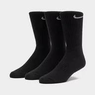 Skarpetki damskie - NIKE 6-PACK CUSHIONED TRAINING CREW SOCKS  CZARNY SX7666010 - Nike - miniaturka - grafika 1