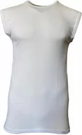 Koszulki sportowe męskie - COOL t-shirt bez rękawów scampolo - męski .M .biały - miniaturka - grafika 1
