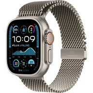 Smartwatch - Apple Watch Ultra 2 GPS + Cellular 49mm Tytan Naturalny z Bransoletą mediolańską S Naturalny - miniaturka - grafika 1