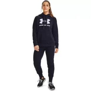 Bluza damska Under Armour Rival Fleece Logo Hoodie - Bluzy sportowe damskie - miniaturka - grafika 3