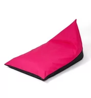 Pufy i podnóżki - Pufa worek sako MATERAC różowy-czarny XXL 160x80 - miniaturka - grafika 1