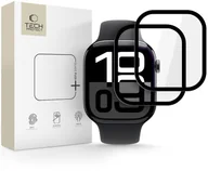 Akcesoria do smartwatchy - SZKŁO HYBRYDOWE TECH-PROTECT GLASS FLEX+ 2-PACK APPLE WATCH 10 46 MM BLACK - miniaturka - grafika 1