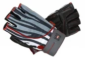 Rękawice do ćwiczeń - Rękawice fitness MadMax  Rukavice Nine Eleven MFG911 zebra L - miniaturka - grafika 1