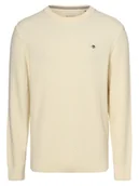 Swetry męskie - Gant - Sweter męski, beżowy - miniaturka - grafika 1