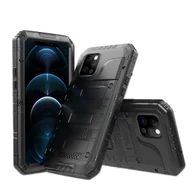 Etui i futerały do telefonów - Etui Do Apple iPhone 12 PRO Pokrowiec w CZARNY Etui Case Obudowa Ochronny Outdoor Cover Cadorabo - miniaturka - grafika 1