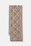 Apaszki i szaliki damskie - Calvin Klein szalik damski kolor beżowy wzorzysty LV04F8076G - miniaturka - grafika 1