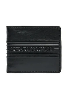 Pepe Jeans Portfel męski PM070386 Czarny - Portfele - miniaturka - grafika 1