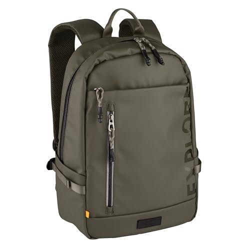 camel active Explore plecak męski, średni rozmiar, zielony, khaki, M, Nowoczesny