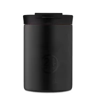 Kubki termiczne - 24BOTTLES TRAVEL TUMBLER kubek termiczny 350 ml, Stone Tuexdo Black - miniaturka - grafika 1