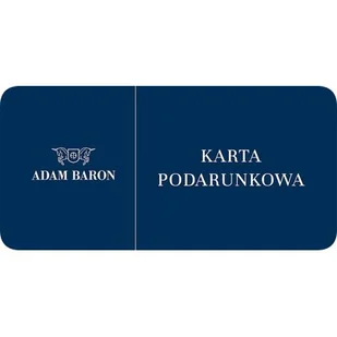 Karta podarunkowa ADAM BARON 1500 zł - Kody i doładowania cyfrowe - miniaturka - grafika 1