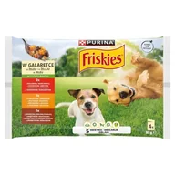 Mokra karma dla psów - PURINA FRISKIES ADULT Wołowina,Kurczak,Jagnię 4x85g - miniaturka - grafika 1