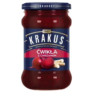 Krakus Ćwikła Z Chrzanem 300 G - Sosy w słoikach - miniaturka - grafika 1