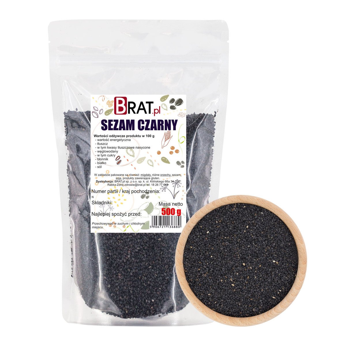 Sezam czarny 500g