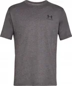 Koszulki męskie - Under Armour Koszulka męska Sportstyle Left Chest Tee szara r. S 1326799-019 - miniaturka - grafika 1