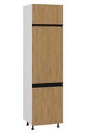 Meble kuchenne - Bari Plus Słupek Wysoki Prawy D-60-220 Hk-Xs Blum Dąb Kamienny - miniaturka - grafika 1