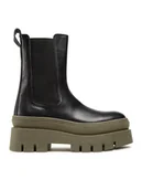 Botki damskie - Badura Sztyblety 8118-04 Czarny - miniaturka - grafika 1