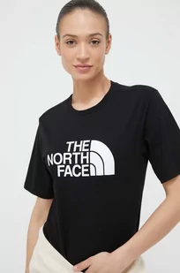 The North Face t-shirt bawełniany kolor czarny NF0A4M5PJK31-JK31 - Koszulki sportowe damskie - miniaturka - grafika 1