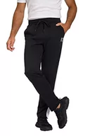 Spodenki męskie - JP 1880 Męskie spodnie treningowe Jay-PI, elastyczny ściągacz, paski boczne, spodnie do 8XL, czarne, L, czarny, L - miniaturka - grafika 1