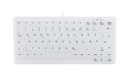 Klawiatury - CHERRY AK-C4110 klawiatura USB QWERTZ Niemiecki Biały AK-C4110F-US-W/GE - miniaturka - grafika 1