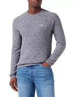 Swetry męskie - JACK & JONES Jorsplash Knit Crew Neck sweter męski, czarny, XL - miniaturka - grafika 1