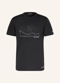 Koszulki męskie - Vaude T-Shirt Tekoa schwarz - VAUDE - miniaturka - grafika 1
