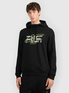 4F Bluza dresowa nierozpinana z kapturem męska 4F x Robert Lewandowski - czarna XL - Bluzy męskie 4F Bluza dresowa nierozpinana z kapturem męska 4F x Robert Lewandowski - czarna XL - Bluzy męskie - miniaturka - grafika 1