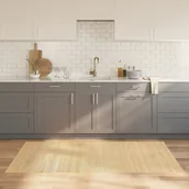 Dywany - Dywan prostokątny, jasny naturalny, 100x200 cm, bambusowy - miniaturka - grafika 1