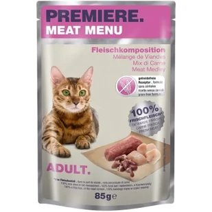 PREMIERE Meat Menu Adult Kompozycja mięsna 48x85 g - Mokra karma dla kotów - miniaturka - grafika 1