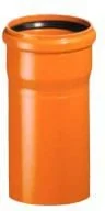 Odwodnienia, kanały i akcesoria - Magnaplast Rura z kielichem kanalizacji zewnętrznej KGEM rdzeń spieniony klasa B 200mm 1m 23010 - miniaturka - grafika 1