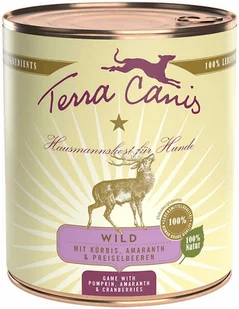 Terra Canis, 6 x 800 g - Dziczyzna z amarantem, dynią i żurawiną - Mokra karma dla psów - miniaturka - grafika 1